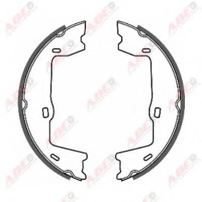 ABE CRX000ABE Комплект тормозных колодок