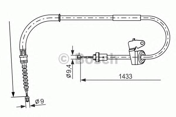 BOSCH 1 987 482 231 Трос, стояночная тормозная ... BOSCH 1 987 482 231 Трос, стояночная тормозная ...