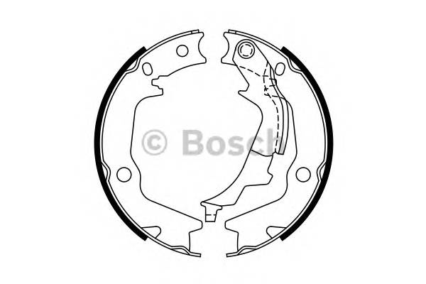 BOSCH 0 986 487 768 Комплект тормозных колодок... BOSCH 0 986 487 768 Комплект тормозных колодок...