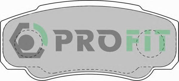 PROFIT 5000-1480 Колодки гальмівні дискові PROFIT 5000-1480 Колодки гальмівні дискові