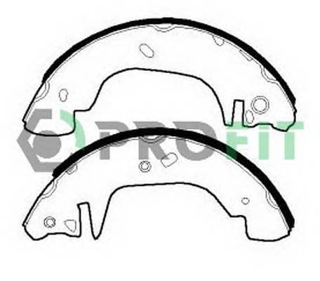 PROFIT 5001-0542 Колодки гальмівні барабанн...