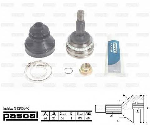 PASCAL G12056PC Шарнирный комплект, привод... PASCAL G12056PC Шарнирный комплект, привод...