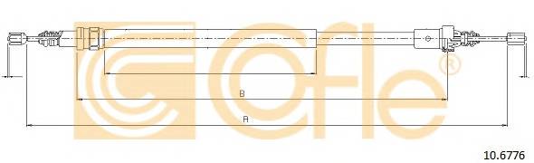 COFLE 10.6776 Трос стояночного гальма