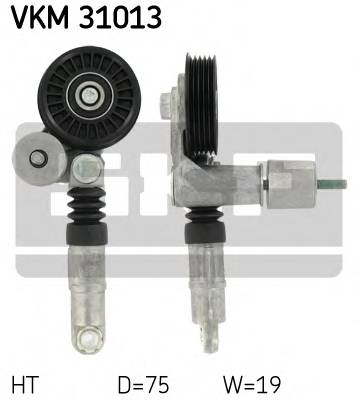 SKF VKM 31013 Натяжной ролик, поликлинов