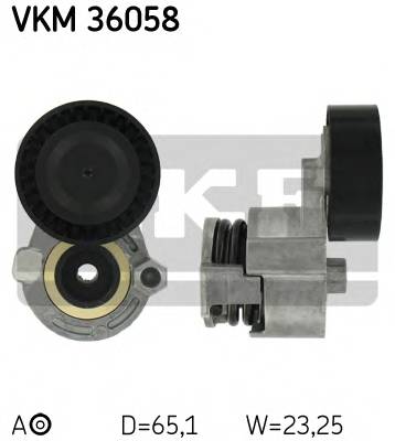 SKF VKM 36058 Натяжной ролик, поликлинов