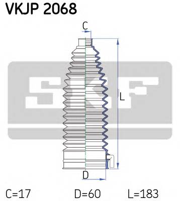 SKF VKJP 2068 Комплект пылника, рулевое у...