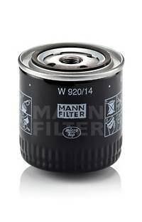 MANN-FILTER W 920/14 Масляний фільтр MANN-FILTER W 920/14 Масляний фільтр