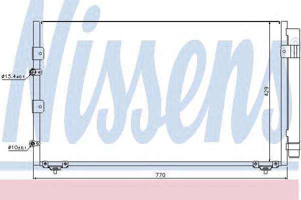 NISSENS 94608 Конденсатор, кондиционер