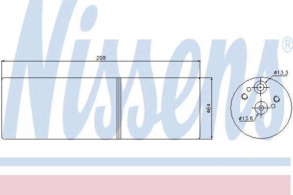 NISSENS 95231 Осушитель, кондиционер