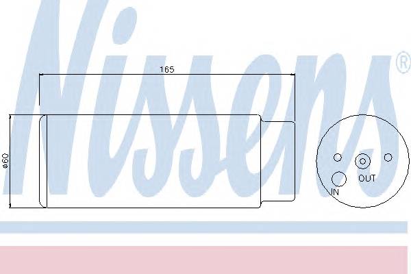 NISSENS 95380 Осушитель, кондиционер