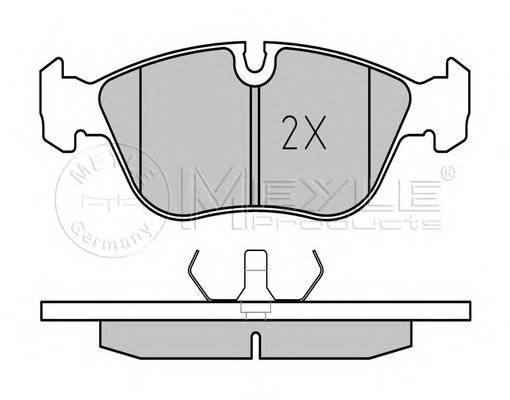 MEYLE 025 212 7319 Комплект тормозных колодок