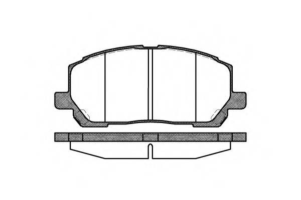 REMSA 0855.00 Комплект тормозных колодок...