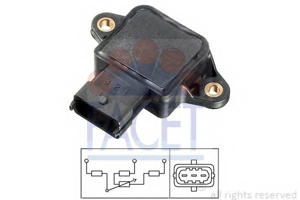 FACET 10.5086 Датчик, положение дроссель