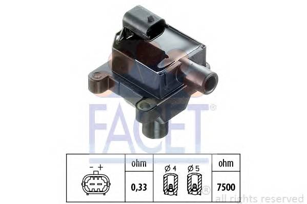 FACET 9.6287 Катушка зажигания