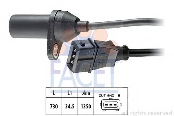 FACET 9.0157 Датчик імпульсів; Датчик ім... FACET 9.0157 Датчик імпульсів; Датчик ім...