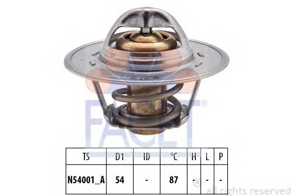 FACET 7.8268S Термостат, охлаждающая жид