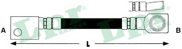 LPR 6T46152 Тормозной шланг