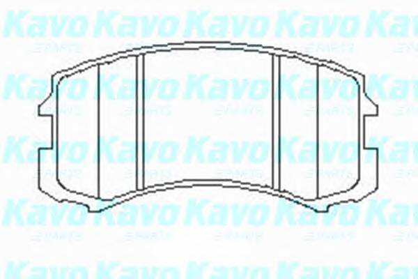 KAVO PARTS KBP-5537 Комплект гальмівних колодо... KAVO PARTS KBP-5537 Комплект гальмівних колодо...