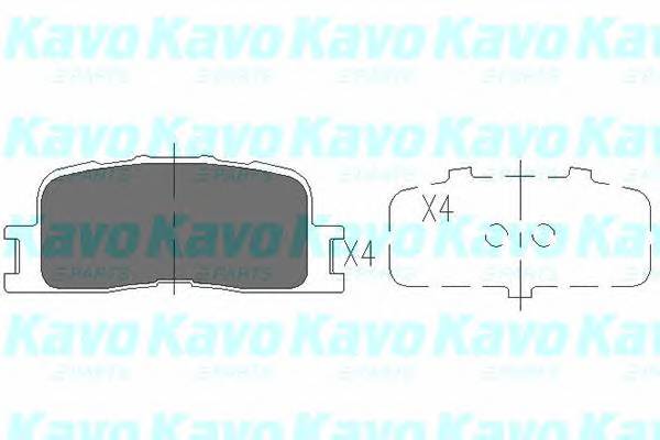 KAVO PARTS KBP-9077 Комплект гальмівних колодо... KAVO PARTS KBP-9077 Комплект гальмівних колодо...