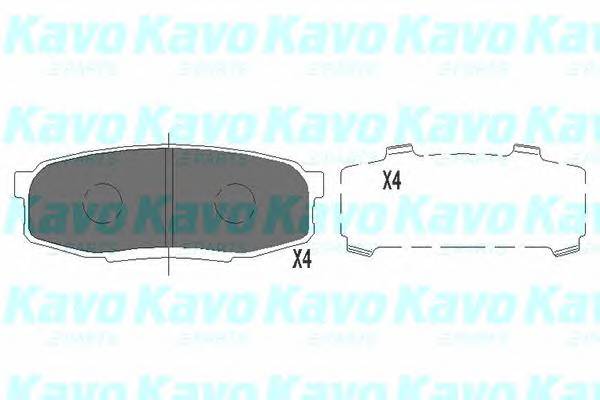 KAVO PARTS KBP-9099 Комплект тормозных колодок