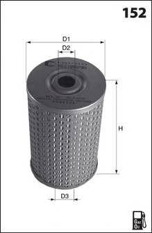 MECAFILTER ELG5208 Топливный фильтр