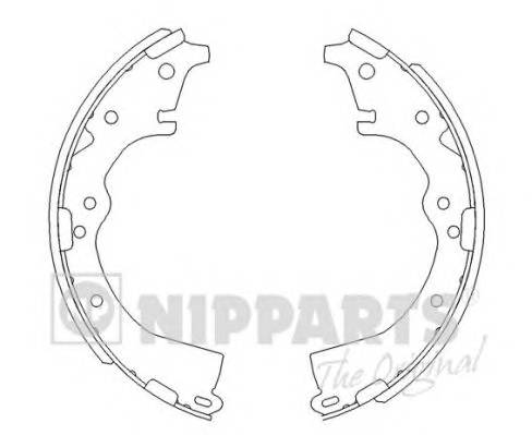 NIPPARTS J3502022 Комплект тормозных колодок