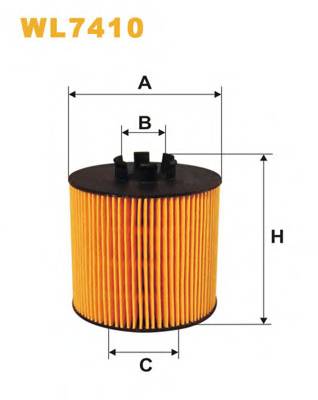 WIX FILTERS WL7410 Масляный фильтр WIX FILTERS WL7410 Масляный фильтр