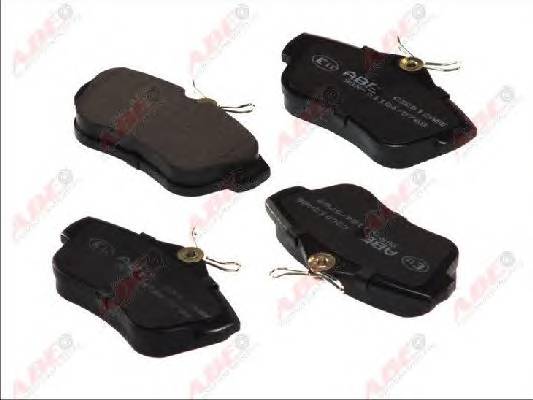 ABE C2C012ABE Комплект тормозных колодок