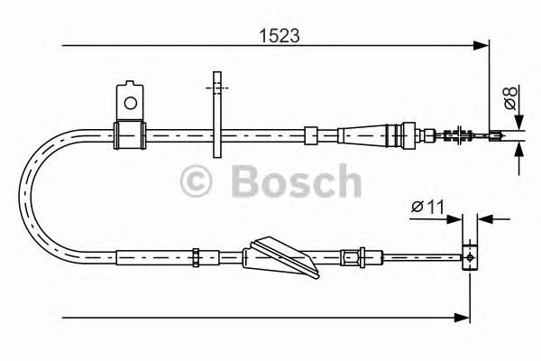 BOSCH 1 987 482 092 Трос, стояночная тормозная ... BOSCH 1 987 482 092 Трос, стояночная тормозная ...