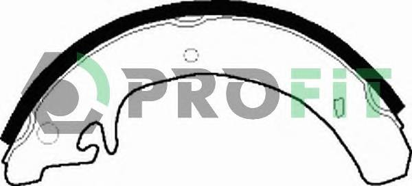 PROFIT 5001-0240 Колодки гальмівні барабанн