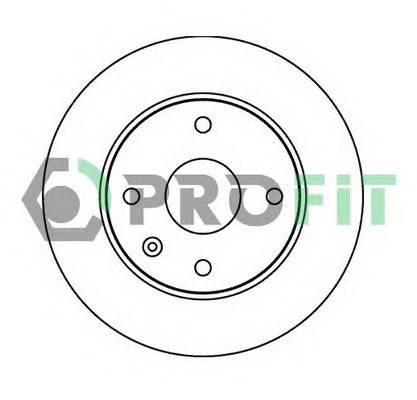 PROFIT 5010-1257 Диск гальмівний PROFIT 5010-1257 Диск гальмівний
