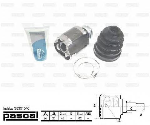 PASCAL G83010PC Шарнирный комплект, привод... PASCAL G83010PC Шарнирный комплект, привод...