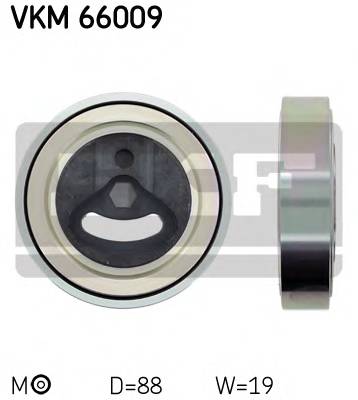 SKF VKM 66009 Натяжной ролик, поликлинов