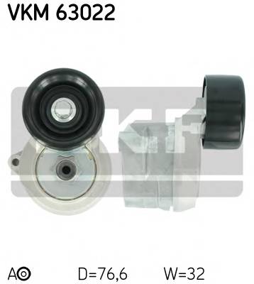 SKF VKM 63022 Натяжной ролик, поликлинов