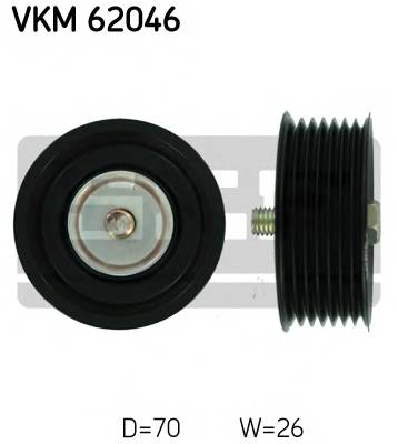 SKF VKM 62046 Паразитний / провідний роли... SKF VKM 62046 Паразитний / провідний роли...