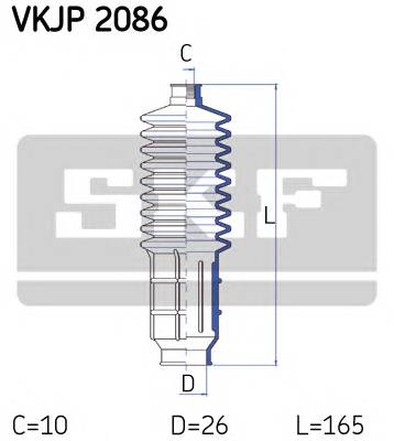 SKF VKJP 2086 Комплект пылника, рулевое у