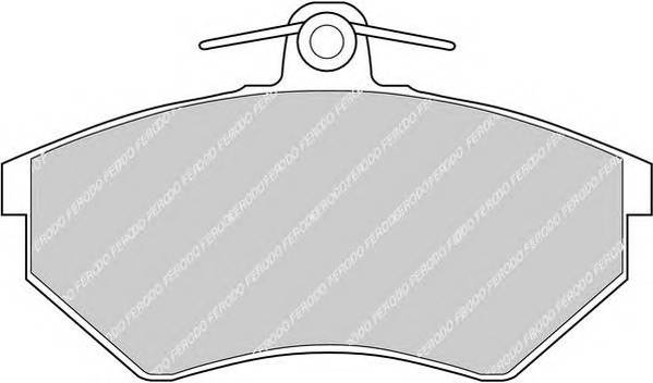 FERODO FDB774 Гальмівні  колодки, дискові