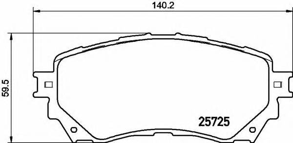 BREMBO P 49 048 KLOCKI HAM. MAZDA 6 12- BREMBO P 49 048 KLOCKI HAM. MAZDA 6 12-