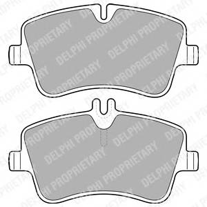 DELPHI LP1696 Комплект тормозных колодок