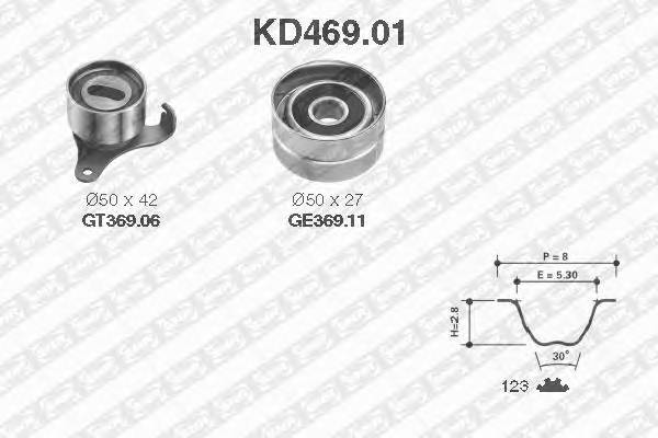 SNR KD469.01 Комплект ремня ГРМ SNR KD469.01 Комплект ремня ГРМ