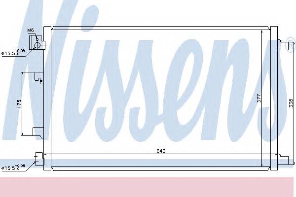 NISSENS 940039 Конденсатор, кондиціонер