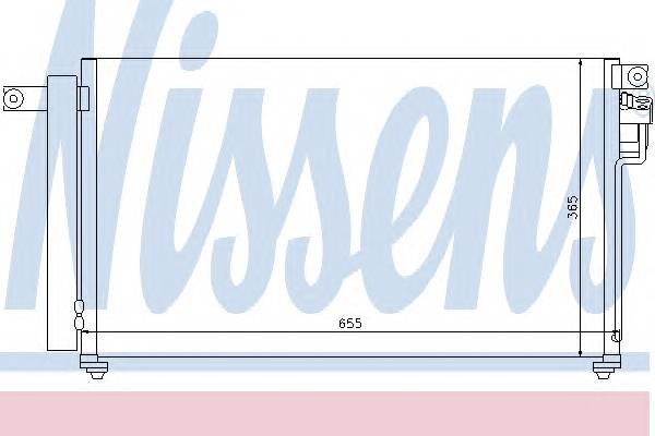 NISSENS 94814 Конденсатор, кондиционер