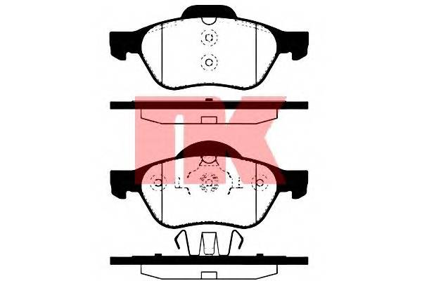 NK 223948 Комплект тормозных колодок