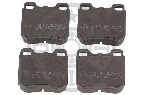 OPTIMAL 9480 Комплект тормозных колодок...