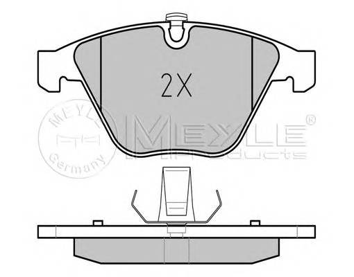 MEYLE 025 233 4720 Комплект гальмівних колодо...