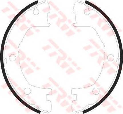 TRW GS8440 Комплект гальмівних колодо... TRW GS8440 Комплект гальмівних колодо...