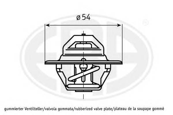 ERA 350367 Термостат, охлаждающая жид