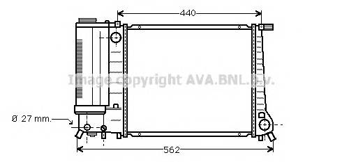 AVA QUALITY COOLING BW2081 Радиатор, охлаждение двига... AVA QUALITY COOLING BW2081 Радиатор, охлаждение двига...