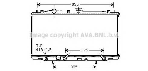 AVA QUALITY COOLING HD2183 Радиатор, охлаждение двига