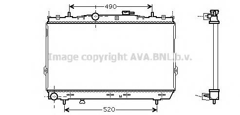 AVA QUALITY COOLING HY2095 Радиатор, охлаждение двига... AVA QUALITY COOLING HY2095 Радиатор, охлаждение двига...